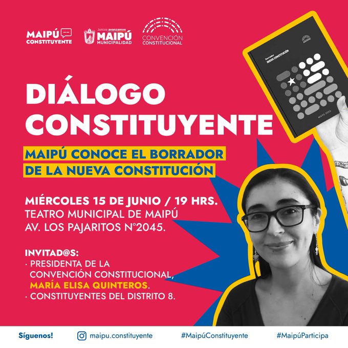 Municipalidad de Maipú invita a “Diálogo Constituyente”
