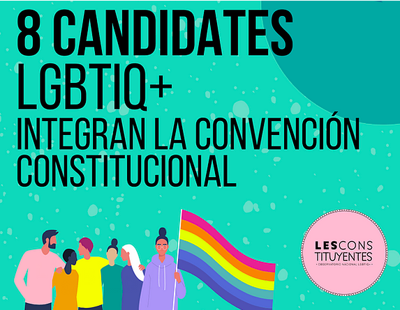 La Convención Constituyente tendrá ocho integrantes de la comunidad LGBTIQ+