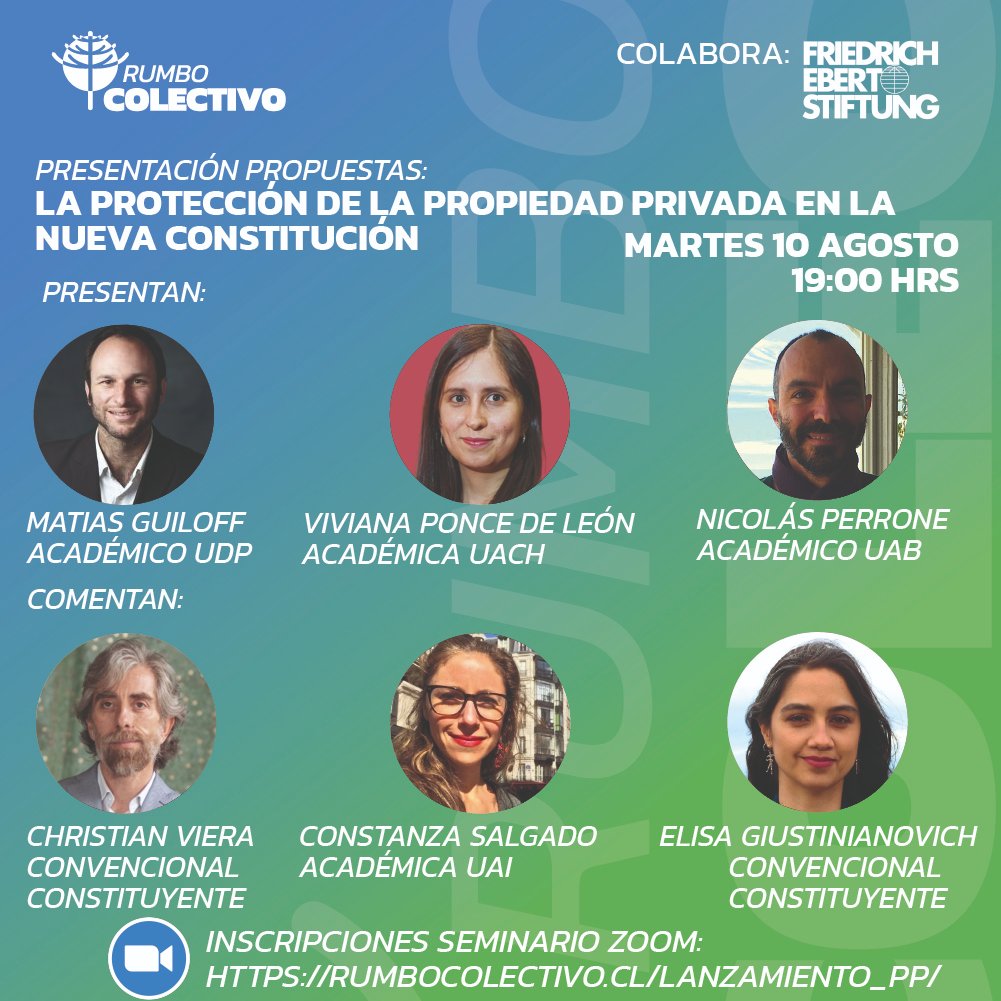 Rumbo Colectivo lanza el documento “La protección de la propiedad privada en la Nueva Constitución”