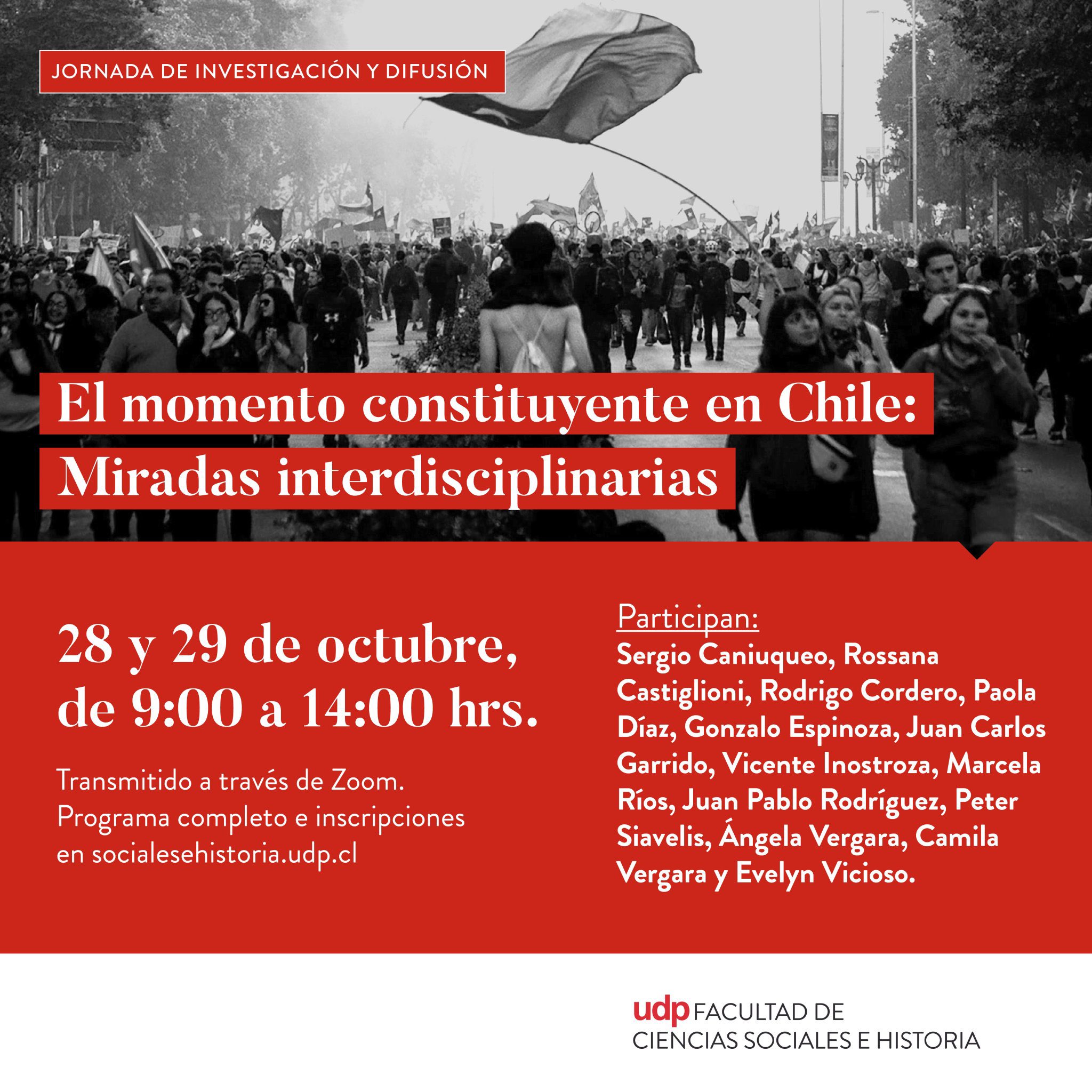 Universidad Diego Portales invita a la jornada de investigación y difusión: “El momento constituyente en Chile”